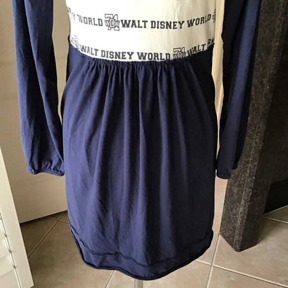 Disneyland Resort Dress MEDIUM Hoodie Walt Disney World ‘71 Navy Blue White RARE - Picture 12 of 16